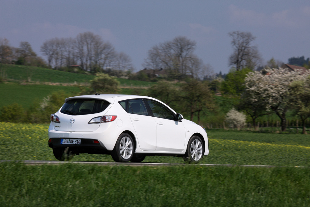 3: Presse-Präsentation Mazda 3 2.0 l MZR DISI i-stop: Fahrspaß mit Sparfaktor