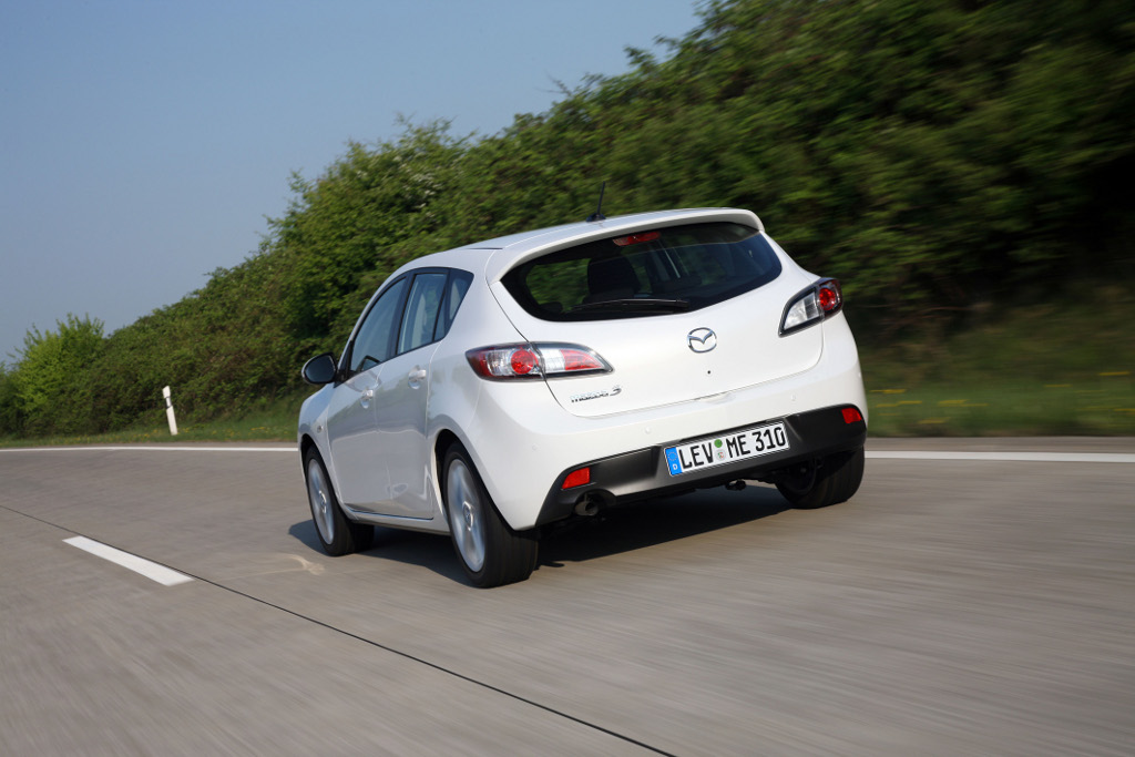 3: Presse-Präsentation Mazda 3 2.0 l MZR DISI i-stop: Fahrspaß mit Sparfaktor