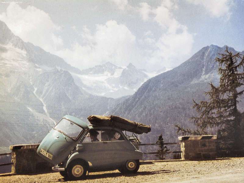 Das rollende Ei - die BMW Isetta! Automobilen Eindruck hinterlassen.