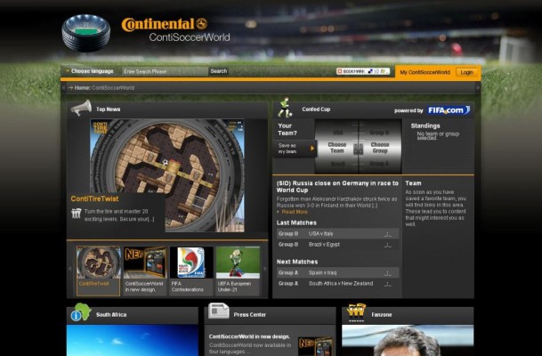 Fußball-Weltmeisterschaft: ContiSoccerWorld.de überarbeitet 