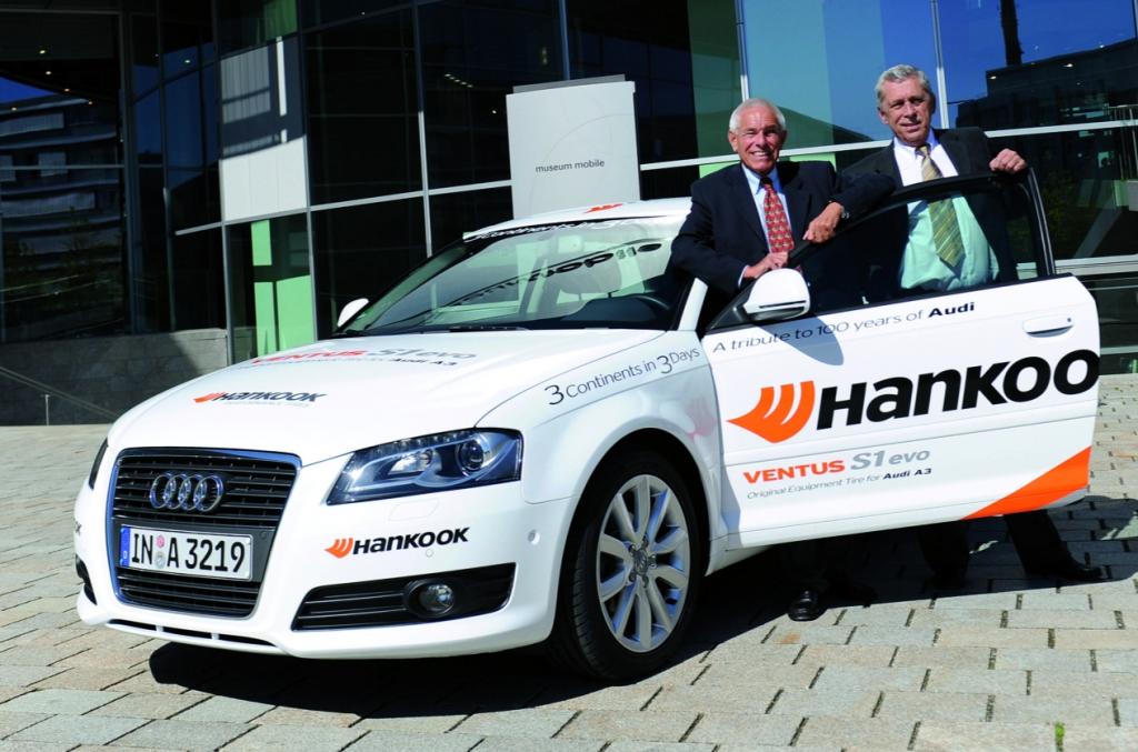 Mit dem Audi A3 auf Rekordfahrt