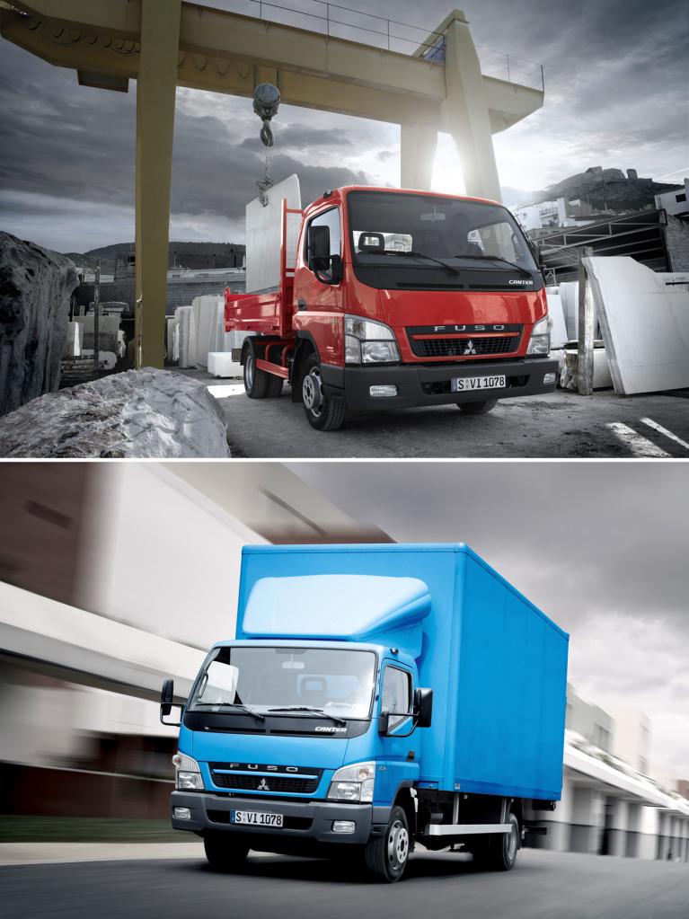 Mitsubishi Fuso Canter mit neuem Motor 