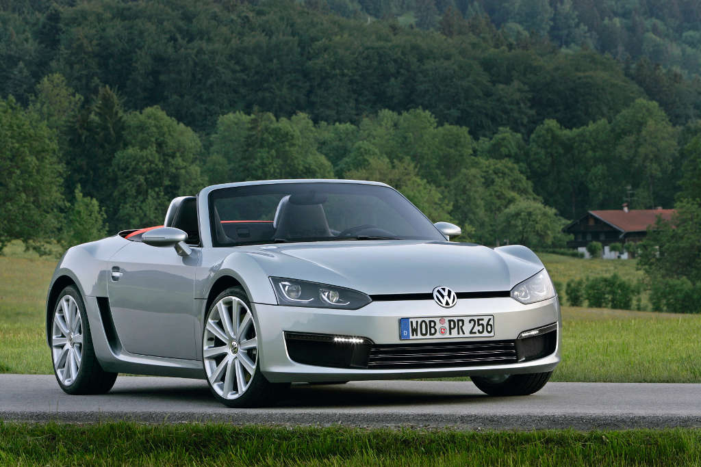 Modellstudien: Volkswagen stellt Roadster Concept Blue-Sport vor