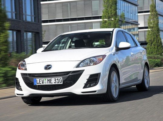 Presse-Präsentation Mazda 3 2.0 l MZR DISI i-stop: Fahrspaß mit Sparfaktor