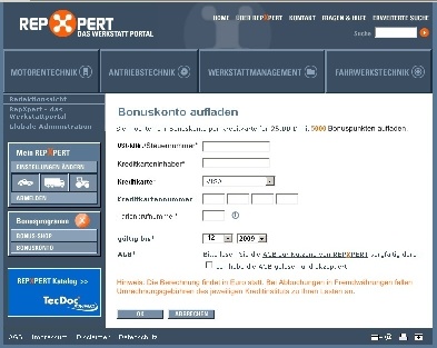 RepXpert ermöglicht sammeln von Bonuspunkten