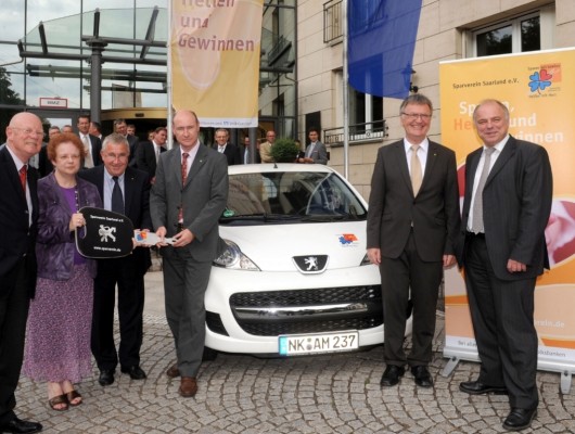 Sparverein spendete tausendsten Peugeot