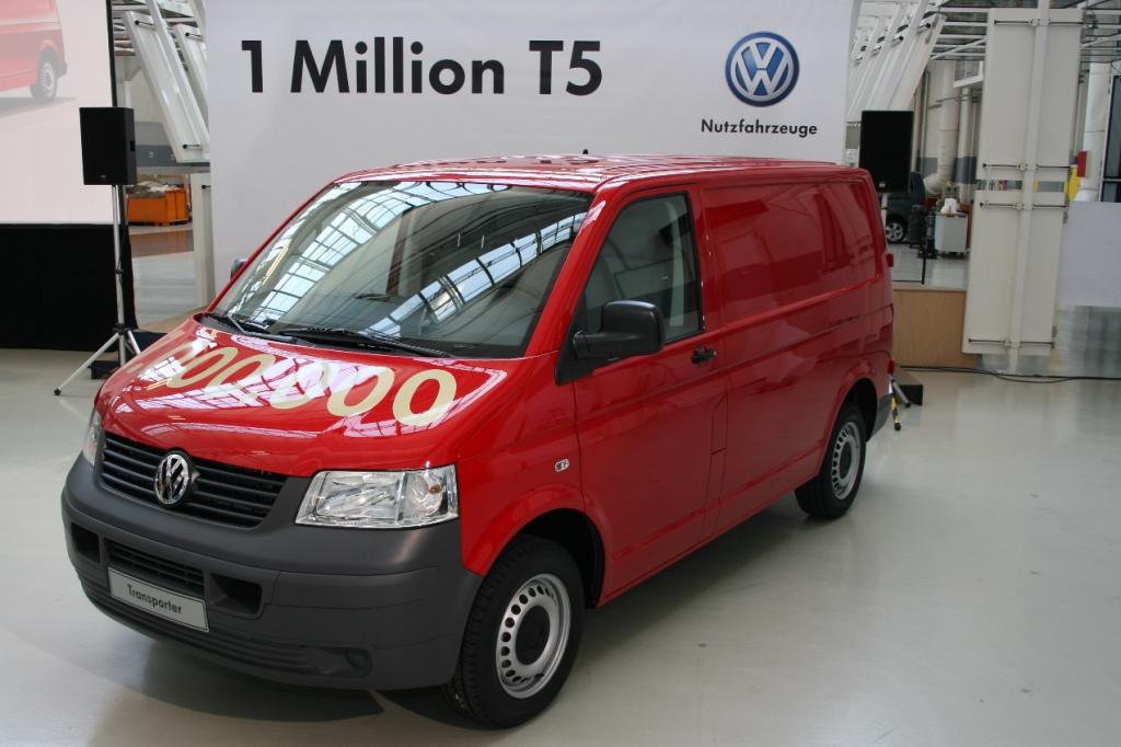 Volkswagen feiert den millionsten T5