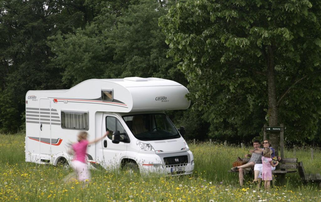 Carado punktet für Hymer 
