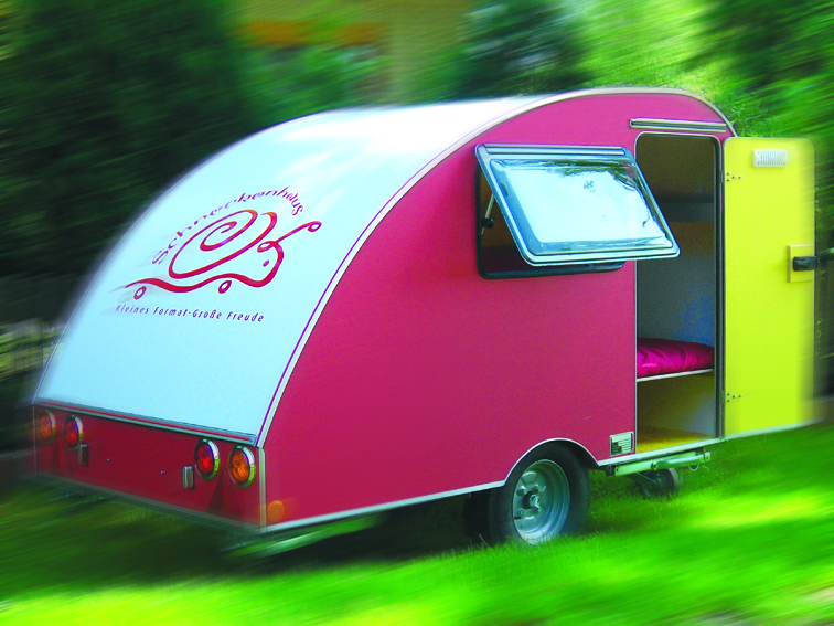 Das Schneckenhaus: Ein Kleinst-Wohnwagen