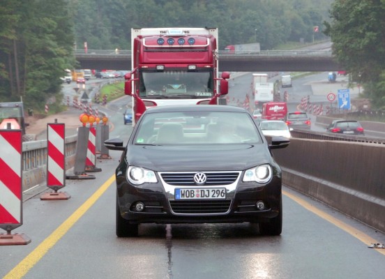 Dichter Reiseverkehr auf den Straßen