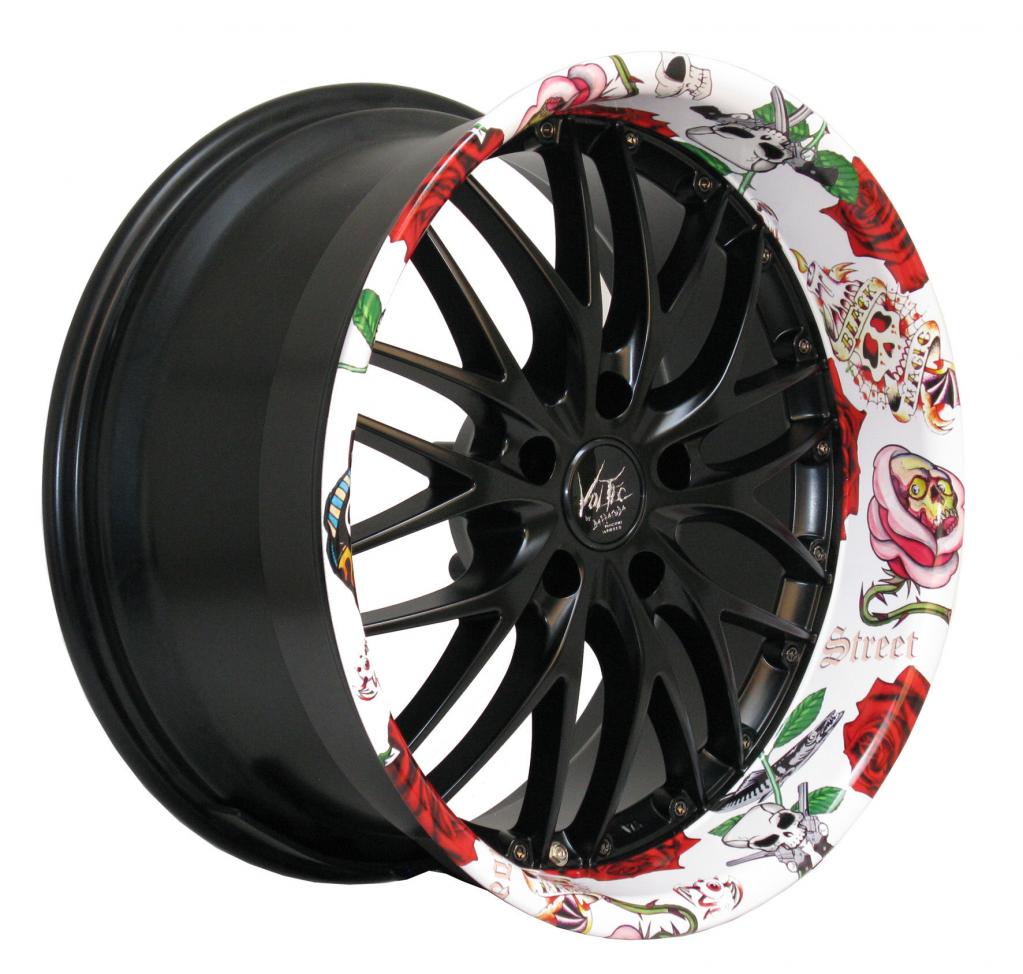 Felgen-Tuning mit Zierfolien  