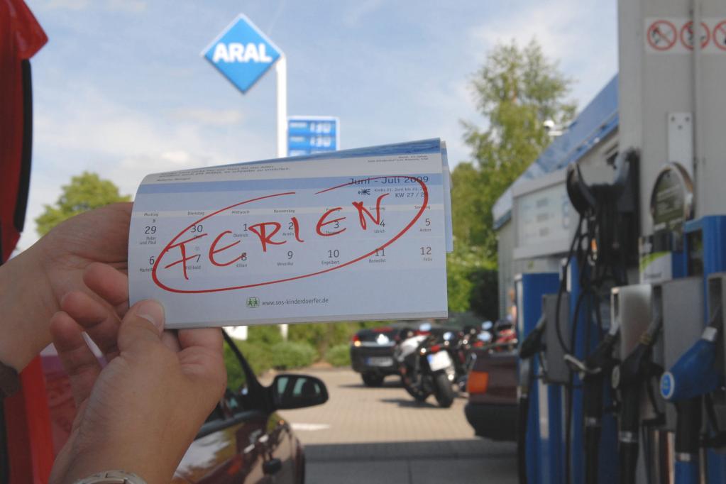 Kraftstoffpreise in der Urlaubszeit 