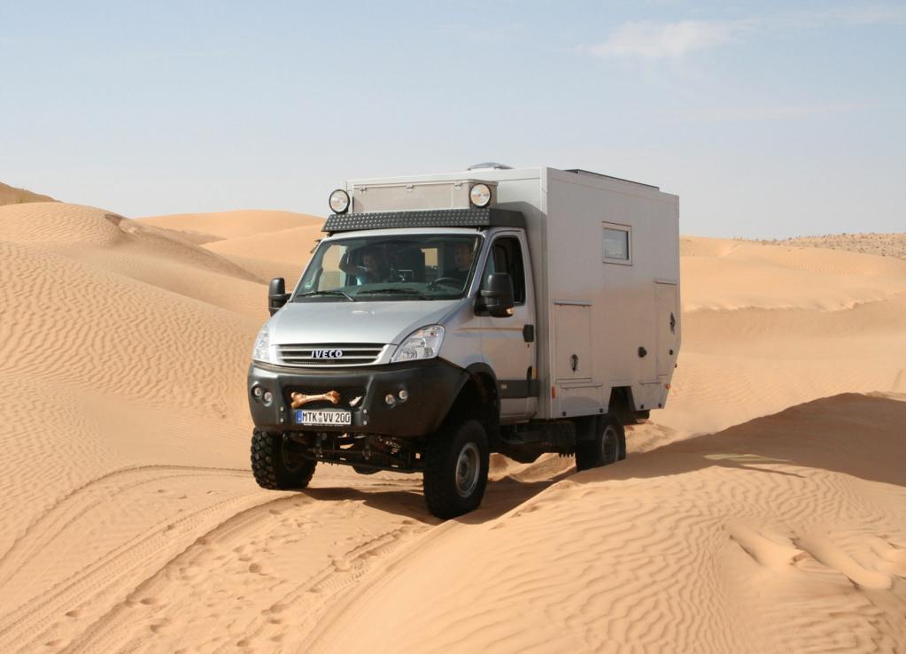 Mit dem Iveco Daily 4x4 durch die Wüste 