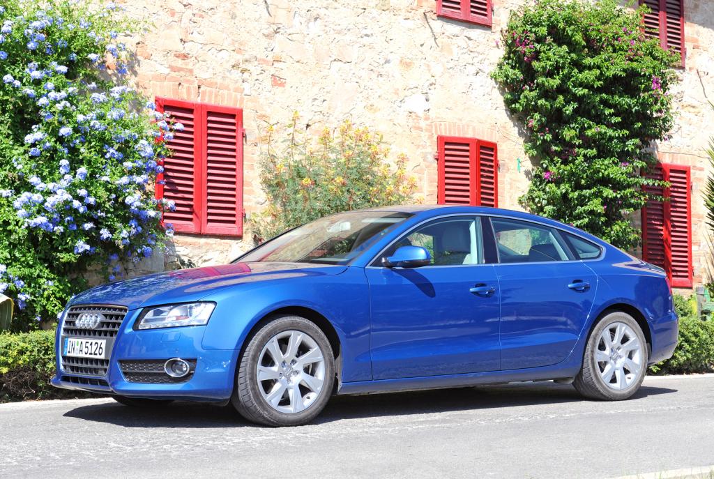Presse-Präsentation Audi A5 Sportback: Bella Machina