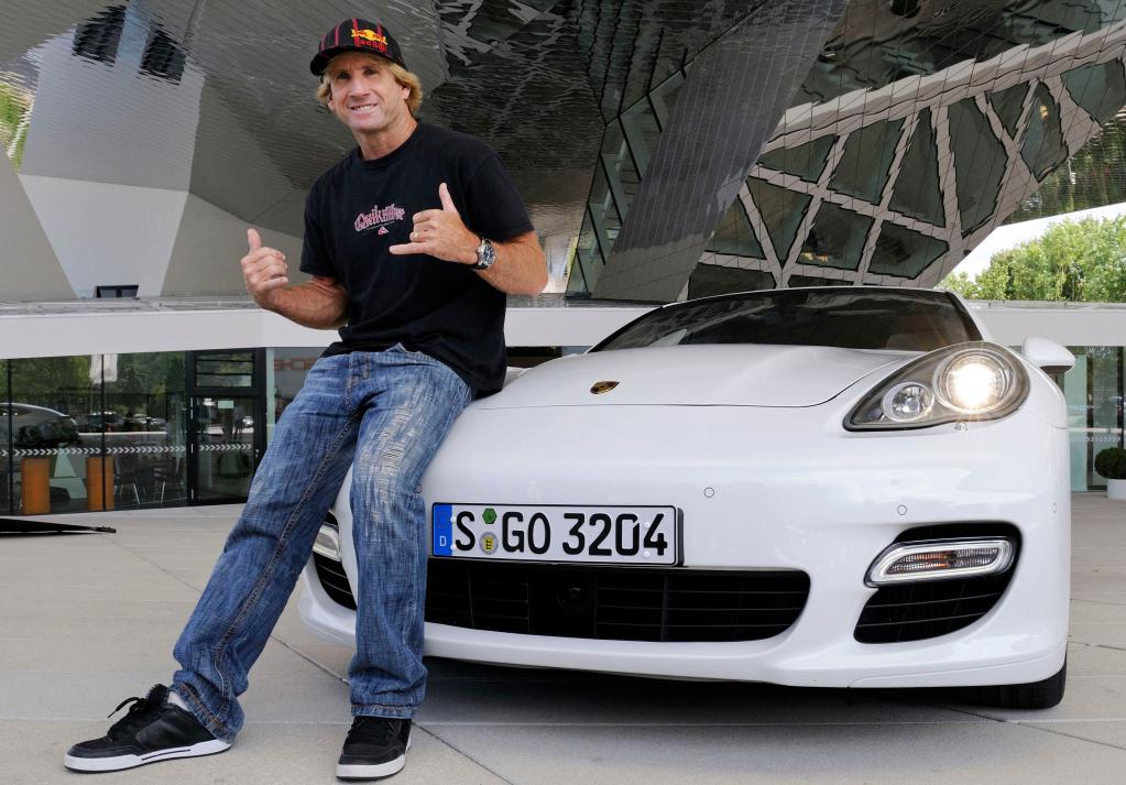 Robby Naish besuchte Porsche