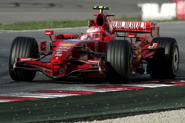 Schumacher im F2007 unterwegs: Test in Mugello