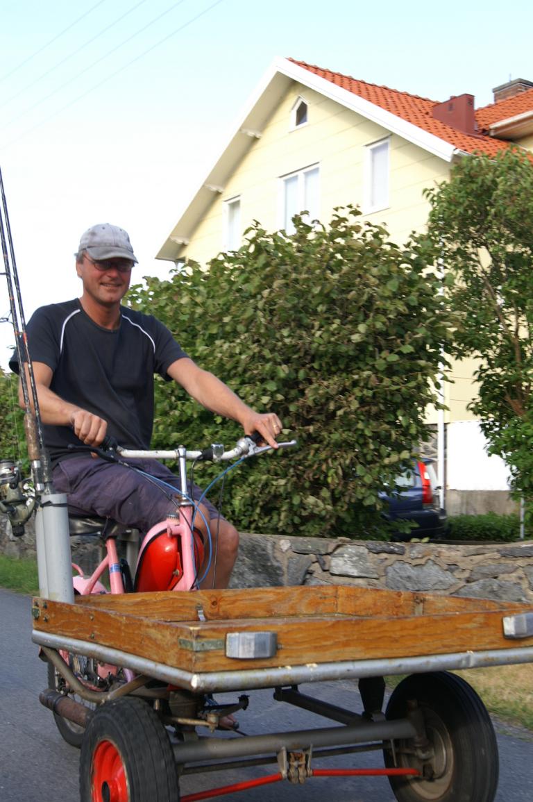 Schwedischer Dreirad-Klassiker : Flakmoped - on the road again