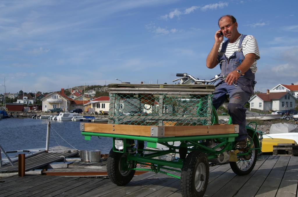 Schwedischer Dreirad-Klassiker : Flakmoped - on the road again