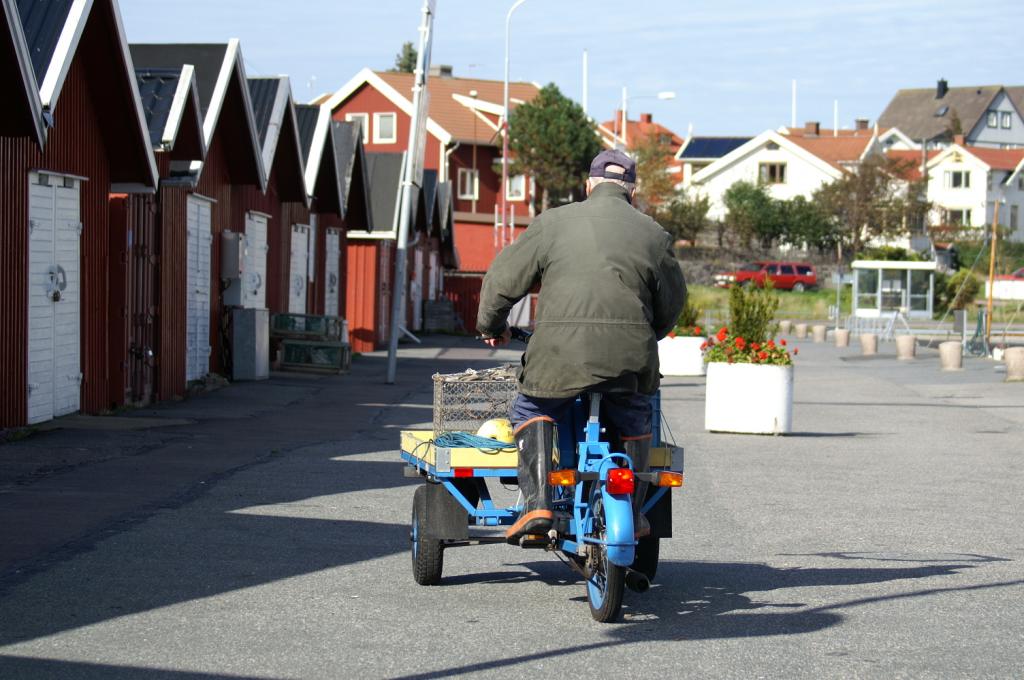 Schwedischer Dreirad-Klassiker : Flakmoped - on the road again