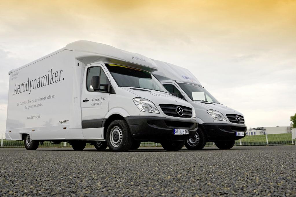 Spritspar-Aufbau für Mercedes-Benz Sprinter 