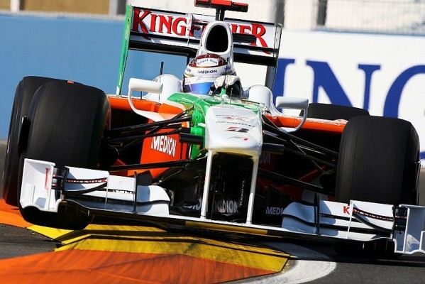 3. Freies Training: Sutil vorne, Vettel mit Problemen