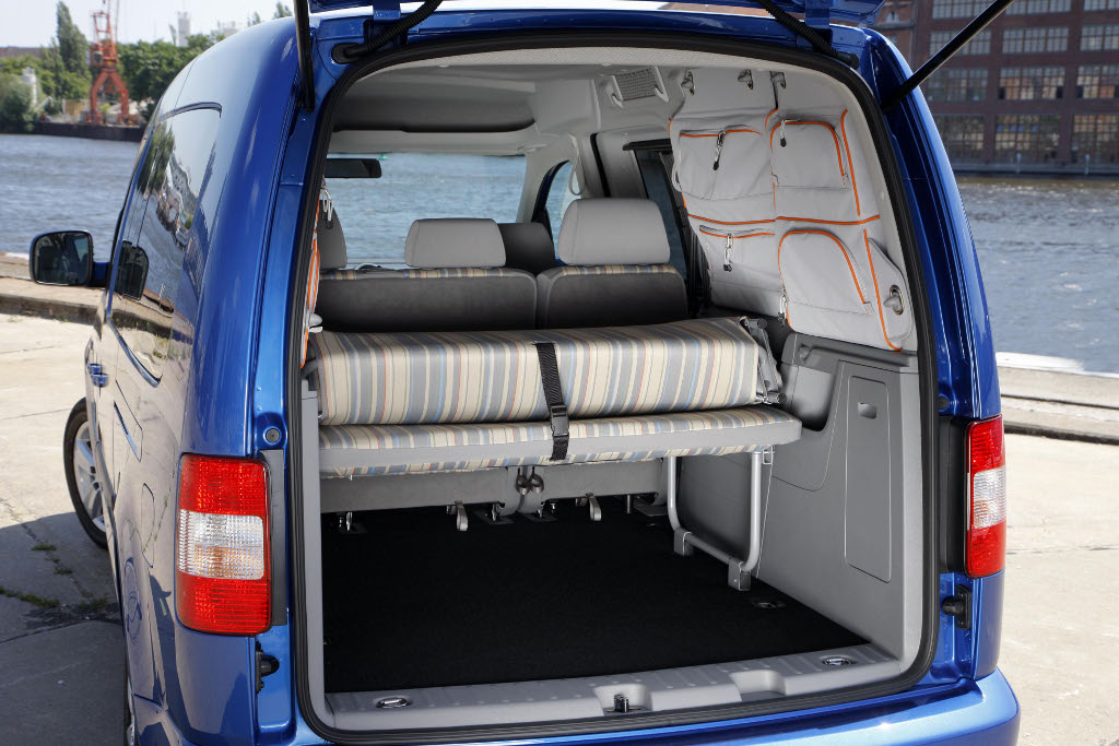 Caddy: Reimo bietet Schlafausbau für den Volkwagen Caddy Maxi