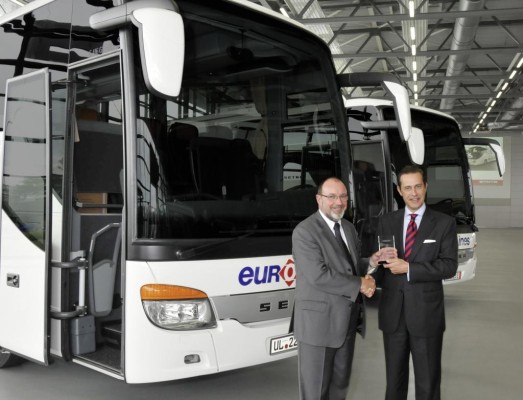 Deutsche Touring übernimmt zwei Setra S 416 GT-HD für neue Business-Linie
