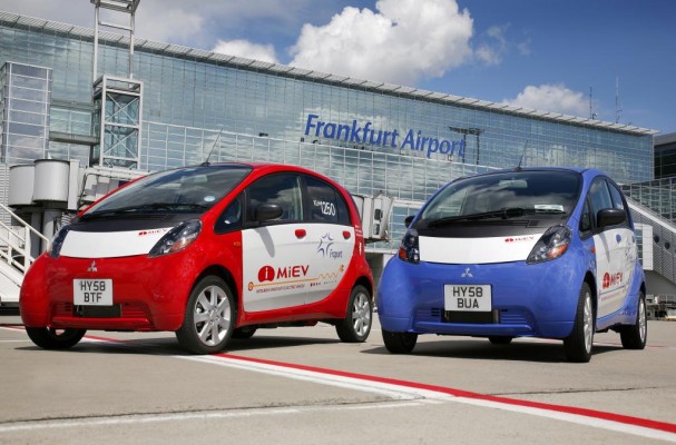 Flughafen Frankfurt testet zwei Mitsubishi i-MiEV