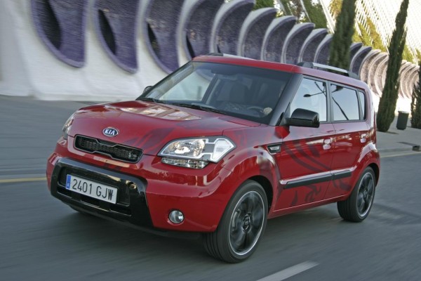 Hamster fahren den Kia Soul