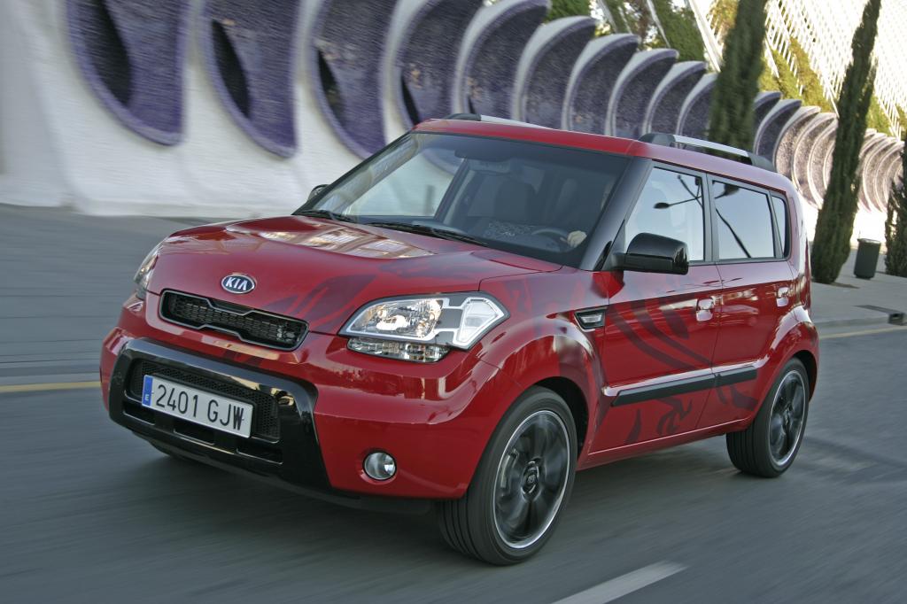 Hamster fahren den Kia Soul