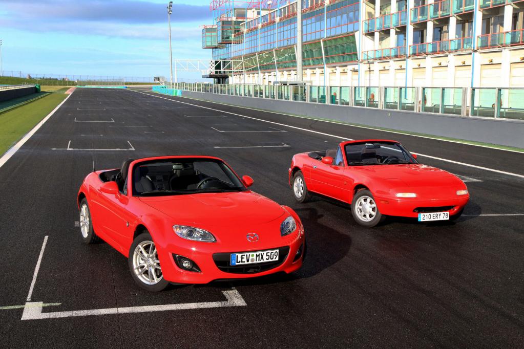 Mazda MX-5-Fans feiern an der Weser 