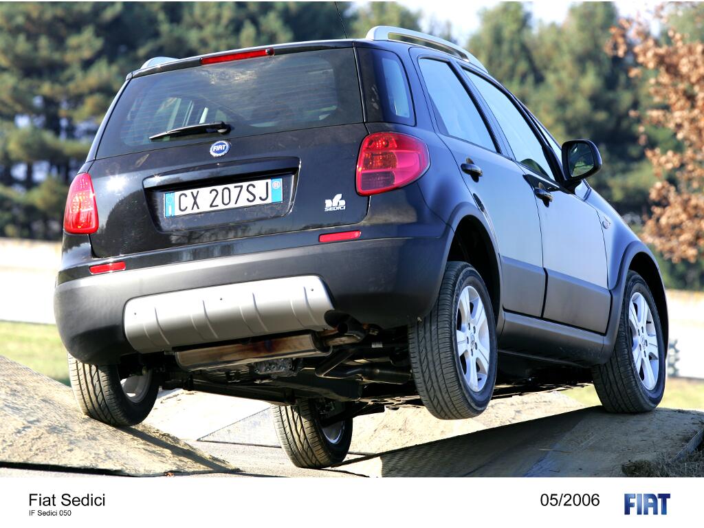 Sedici: Überarbeiteter Fiat Sedici mit verbesserten CO2-Werten
