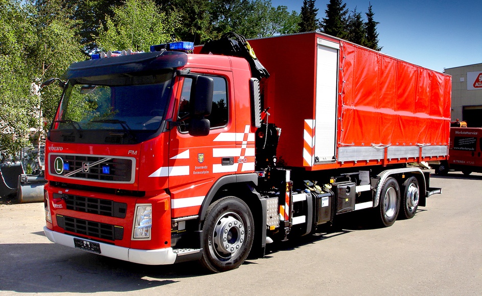 Volvo liefert erstmals Feuerwehrfahrzeug in Rheinland-Pfalz - Bild