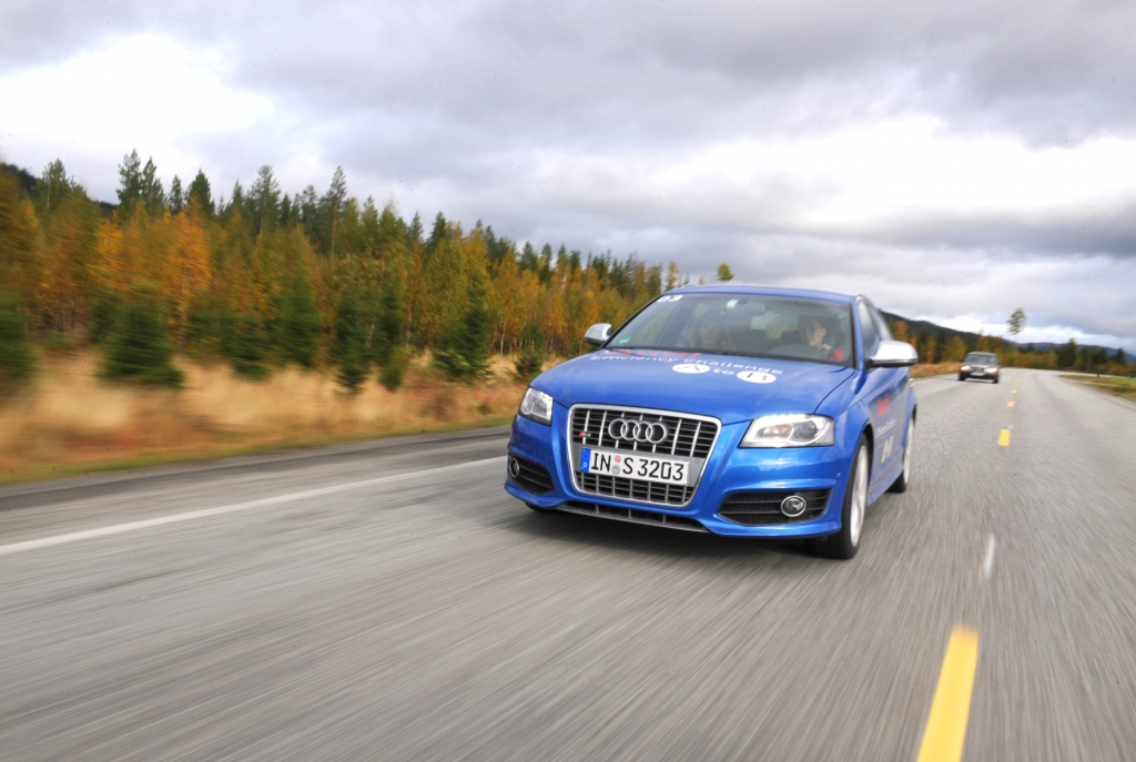 Audi Efficiency Challenge-Flotte in Trondheim
