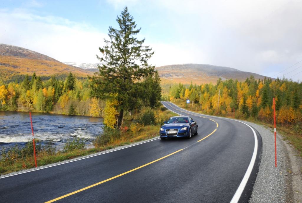Audi Efficiency Challenge-Flotte in Trondheim