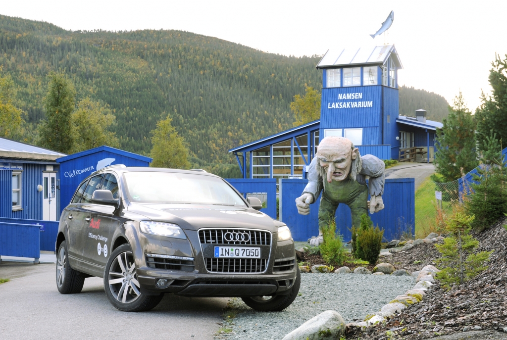 Audi Efficiency Challenge-Flotte in Trondheim