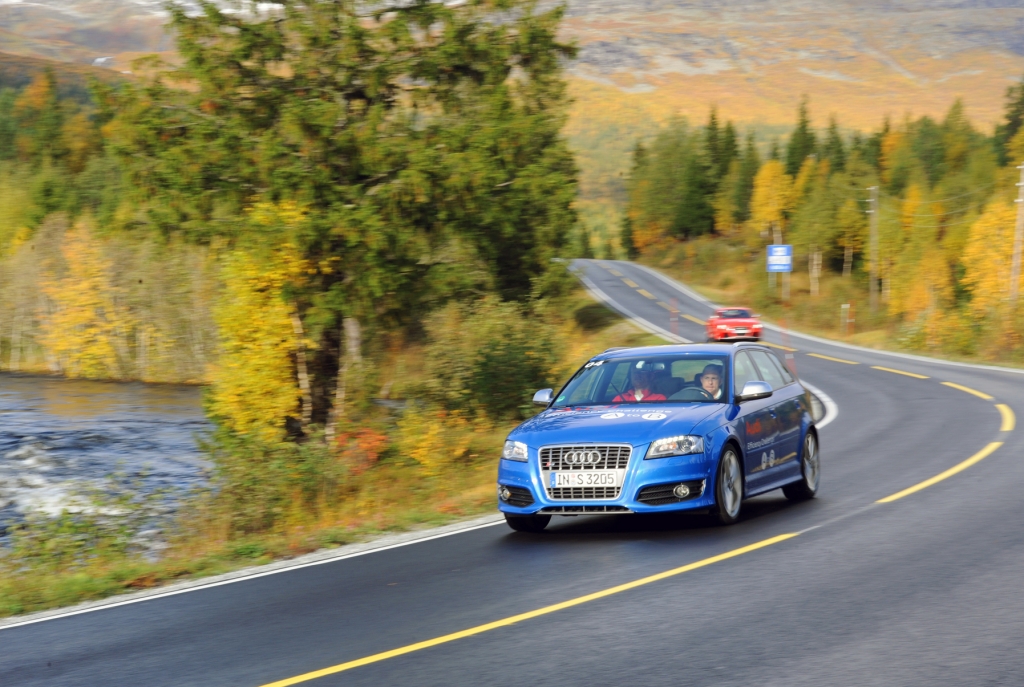 Audi Efficiency Challenge-Flotte in Trondheim