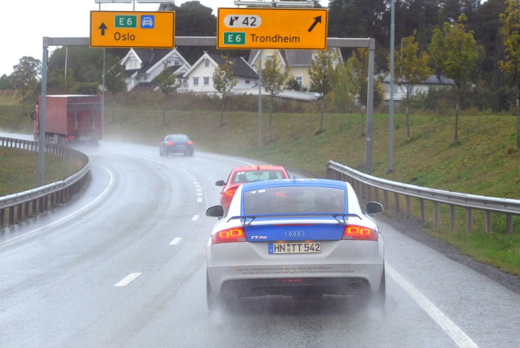 Audi Efficiency Challenge-Flotte in Trondheim