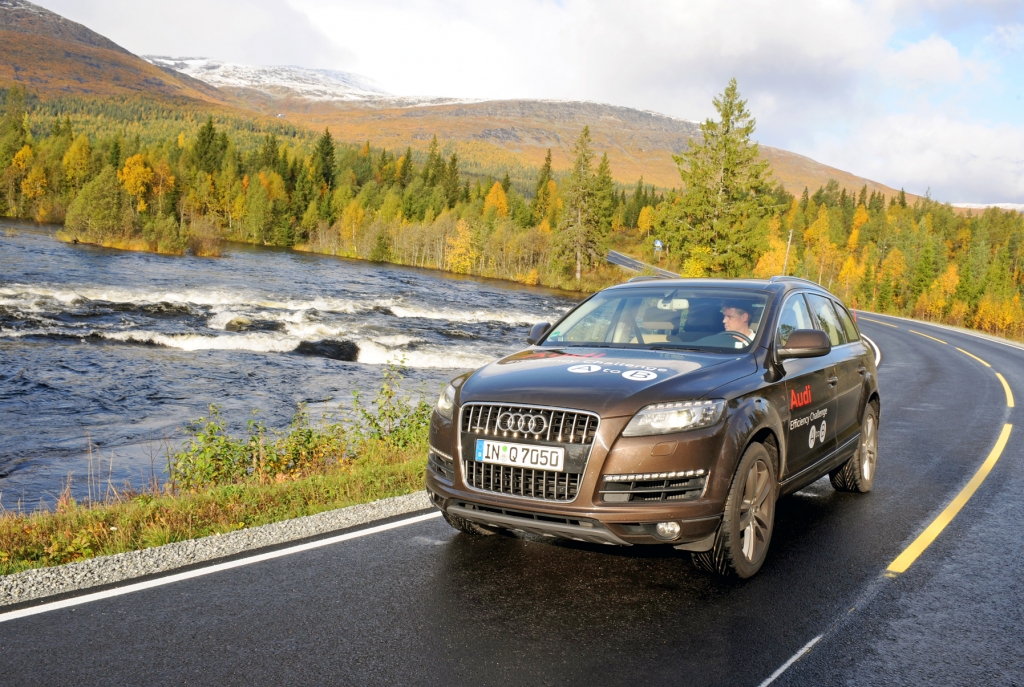 Audi Efficiency Challenge-Flotte in Trondheim
