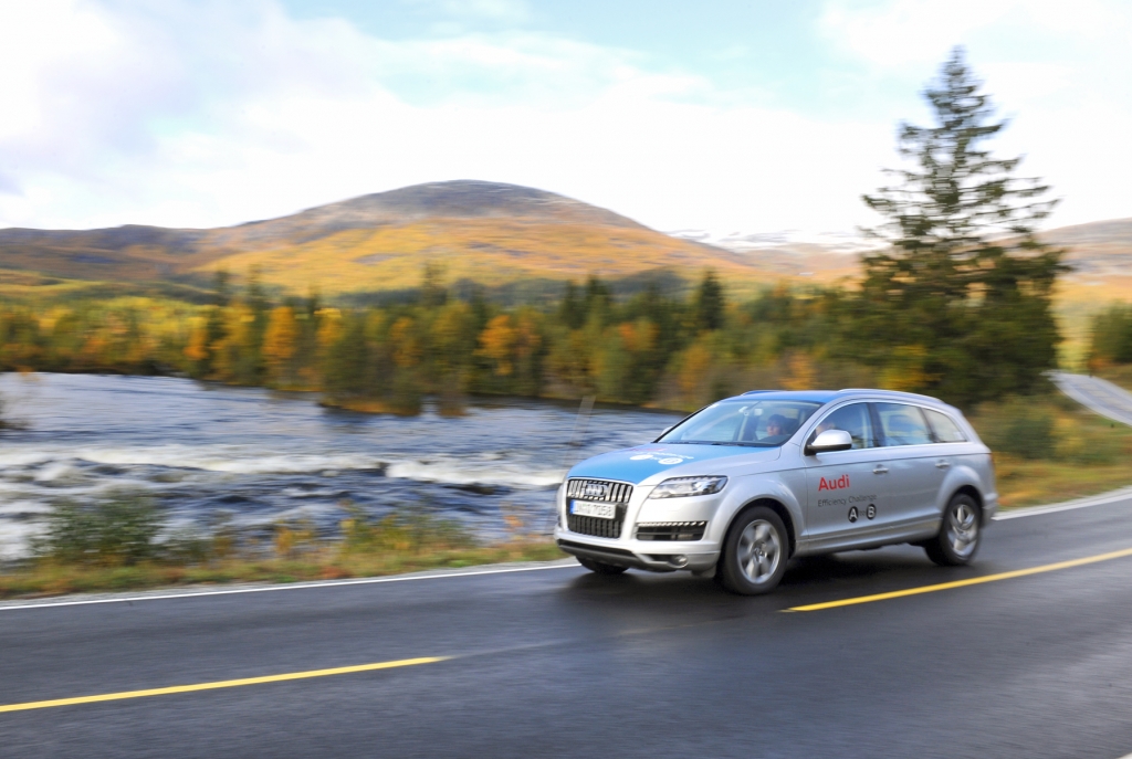Audi Efficiency Challenge-Flotte in Trondheim
