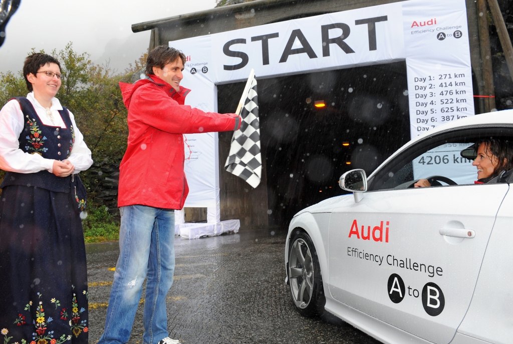 Audi Efficiency Challenge: Heute nach Mo i Rana