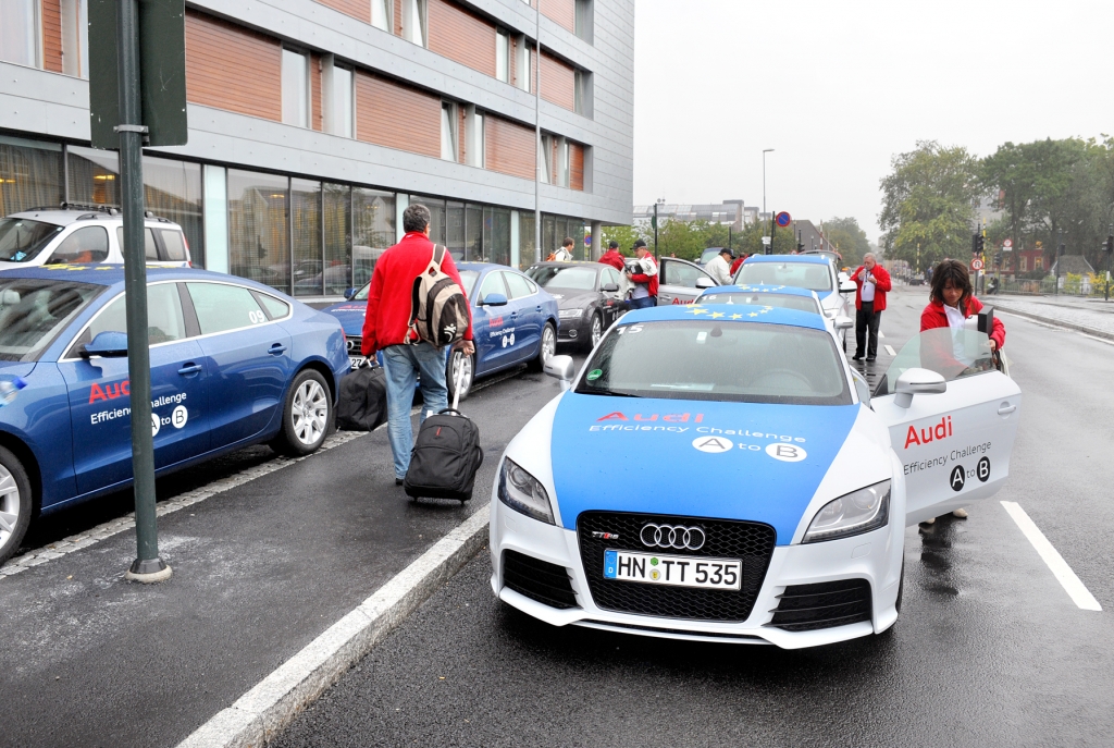 Audi Efficiency Challenge: Wieder auf Bestwertkurs gen Oslo 