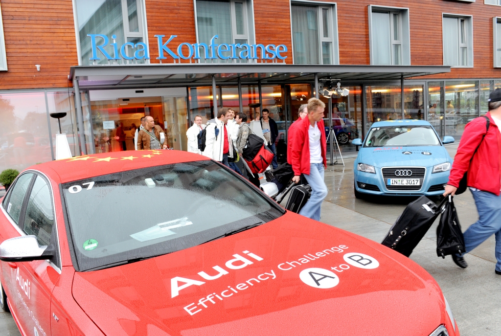 Audi Efficiency Challenge: Wieder auf Bestwertkurs gen Oslo 