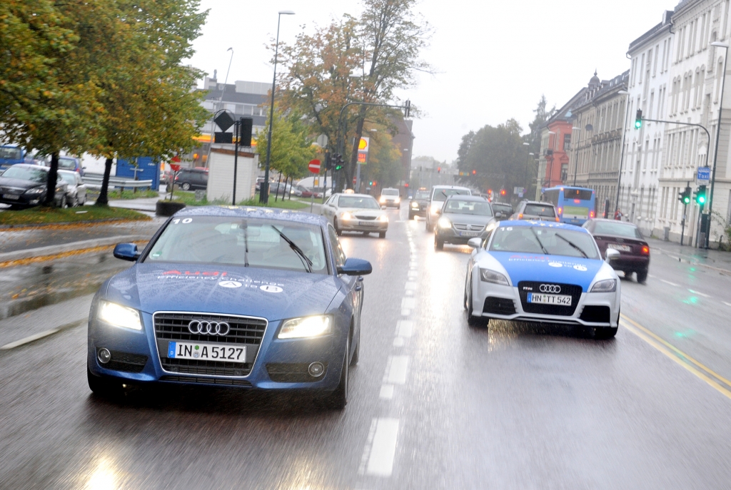 Audi Efficiency Challenge: Wieder auf Bestwertkurs gen Oslo 
