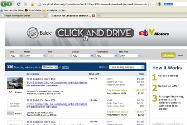 GM verlängert Ebay-Aktion bis Ende September 