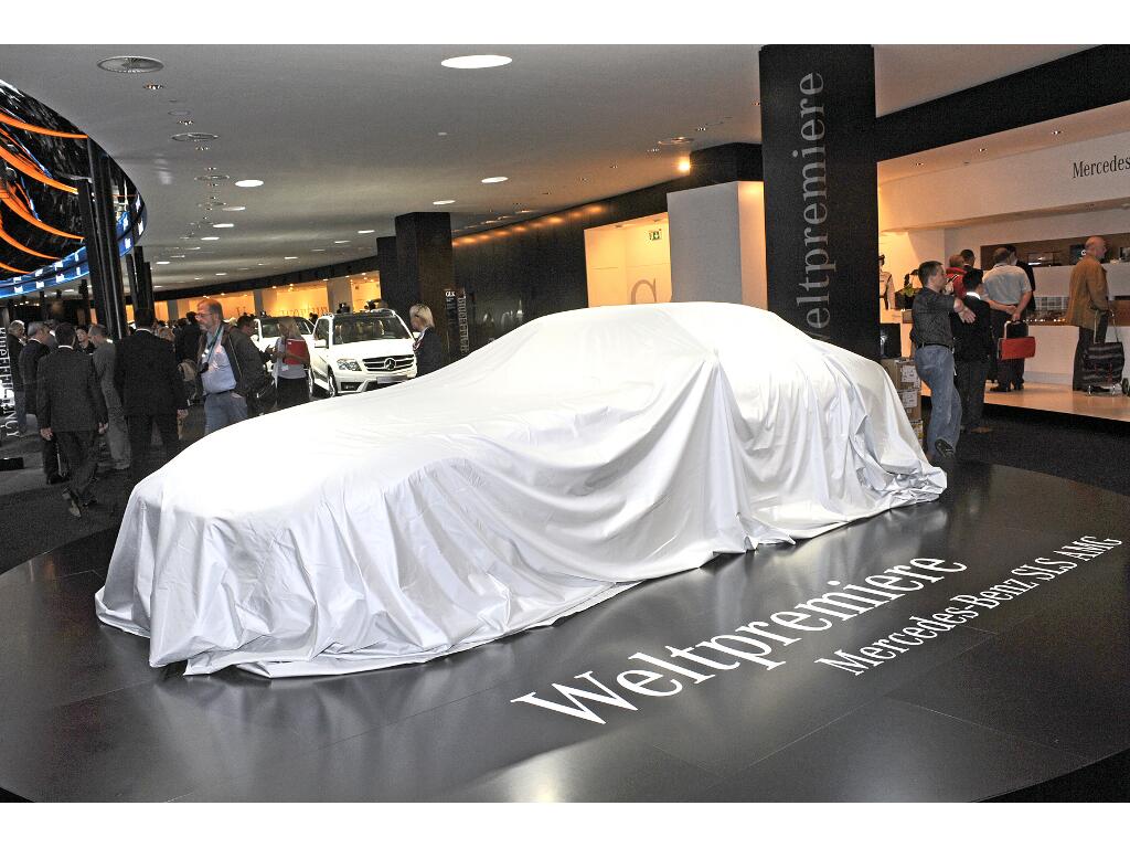 IAA Frankfurt: IAA 2009 Rundgang: Mercedes-Benz SLS AMG Flügeltürer