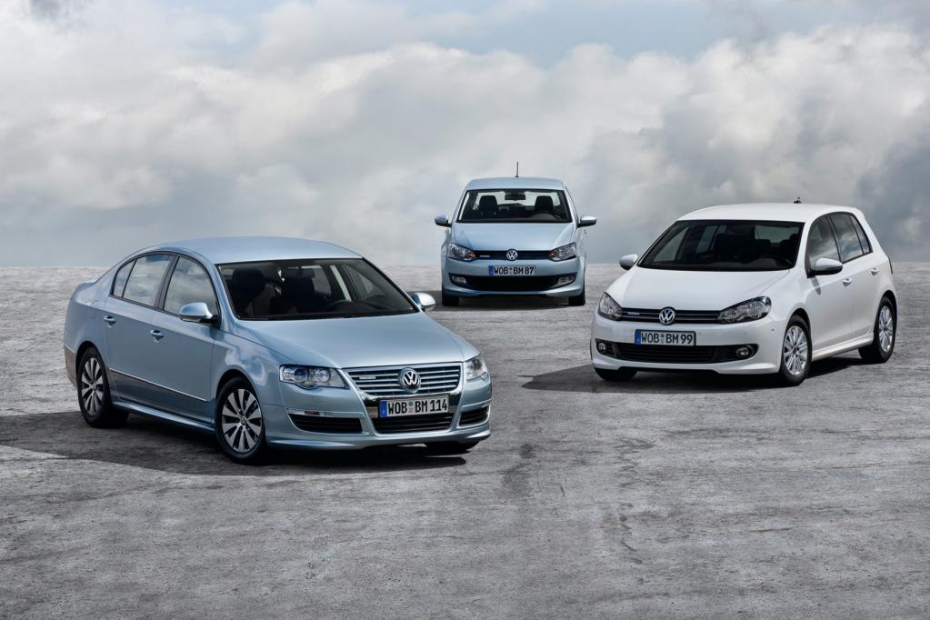 VW fährt mit drei neuen Bluemotion-Modellen zur IAA 