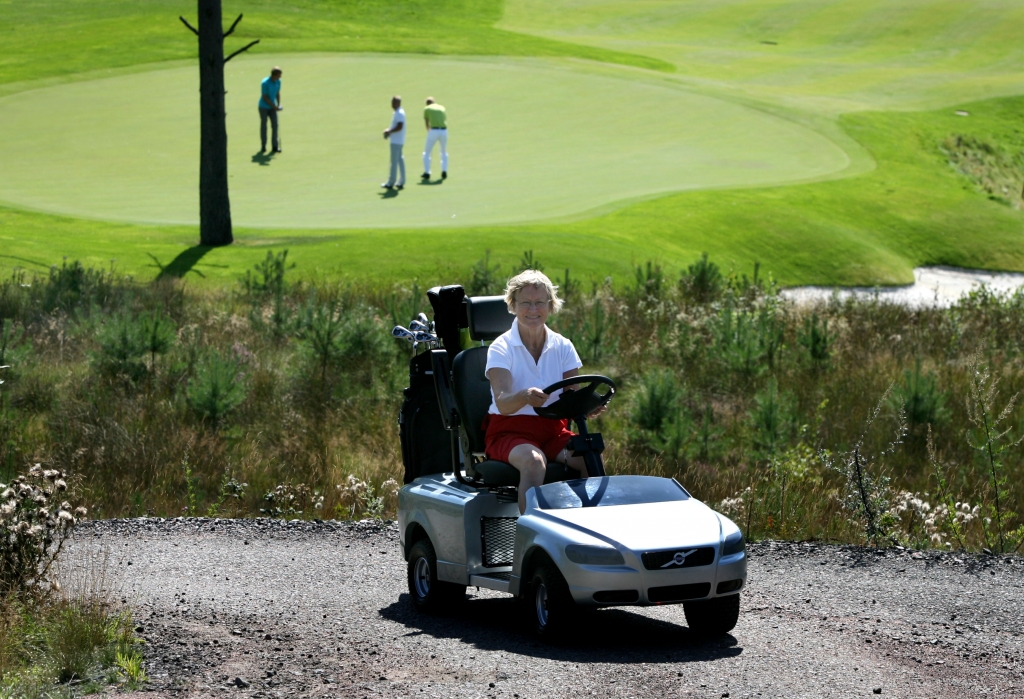 Volvos erstes Elektroauto ist....ein Golf Cart!