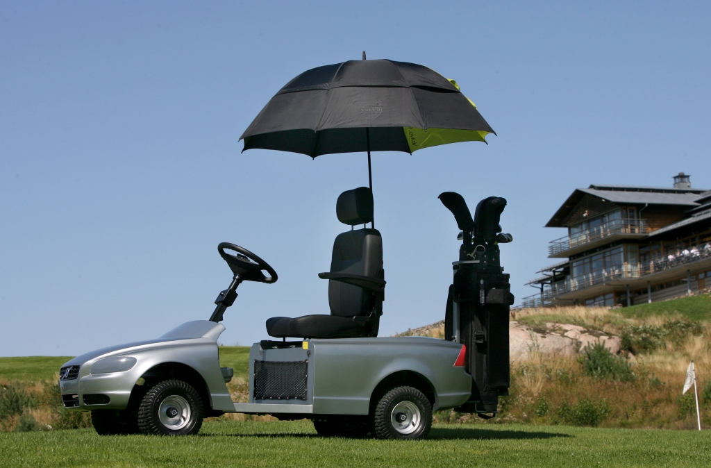 Volvos erstes Elektroauto ist....ein Golf Cart!