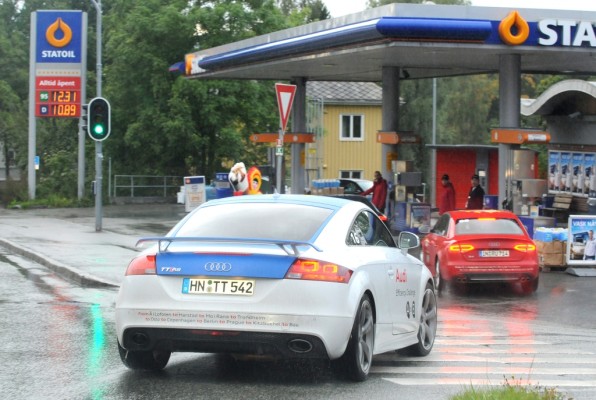 Zwischenwert auf dem Weg von Trondheim nach Oslo ...